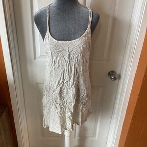 Rip curl Blouse Women’s Medium Tank Top Beads Sleeveless Sheer